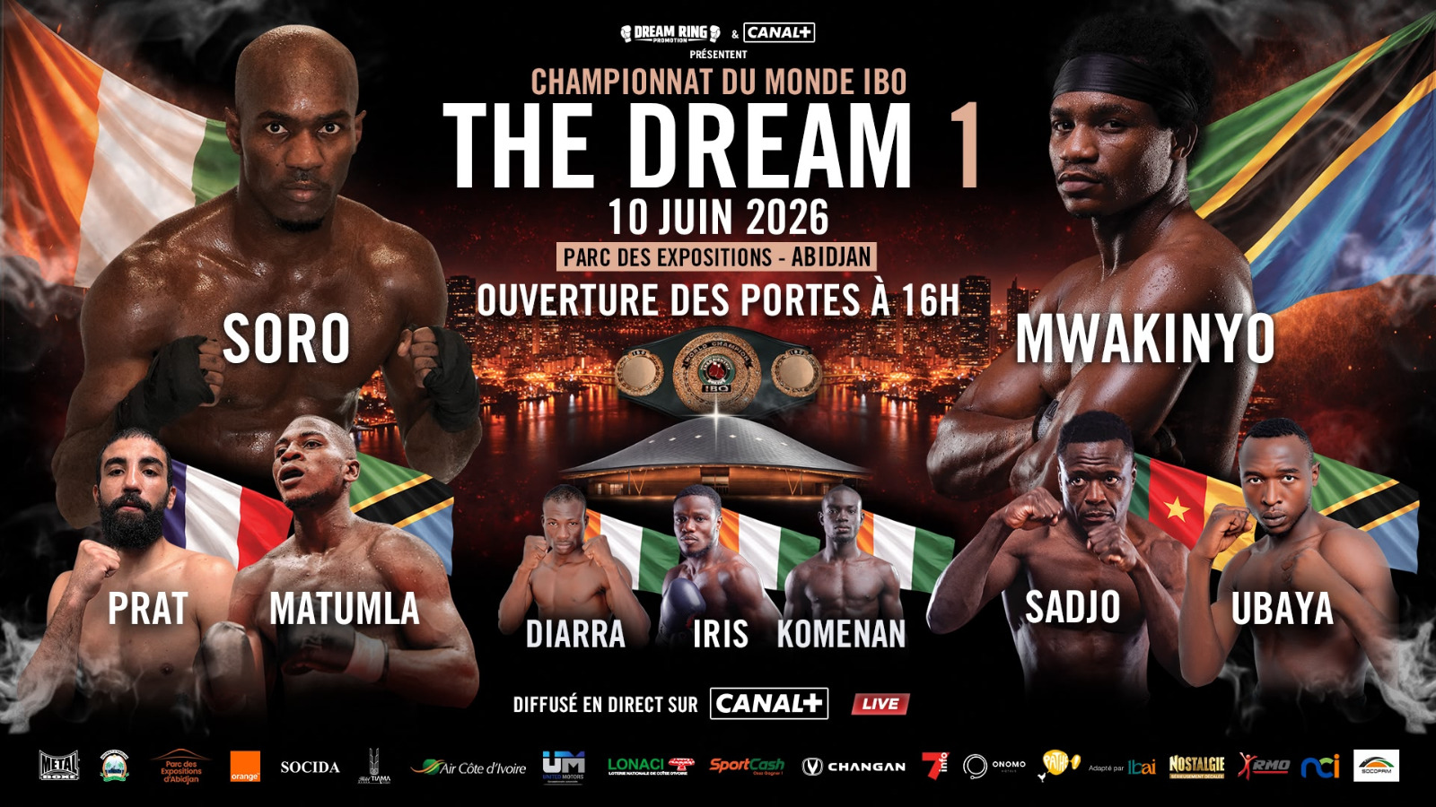 THE DREAM 1 — Championnat du monde IBO